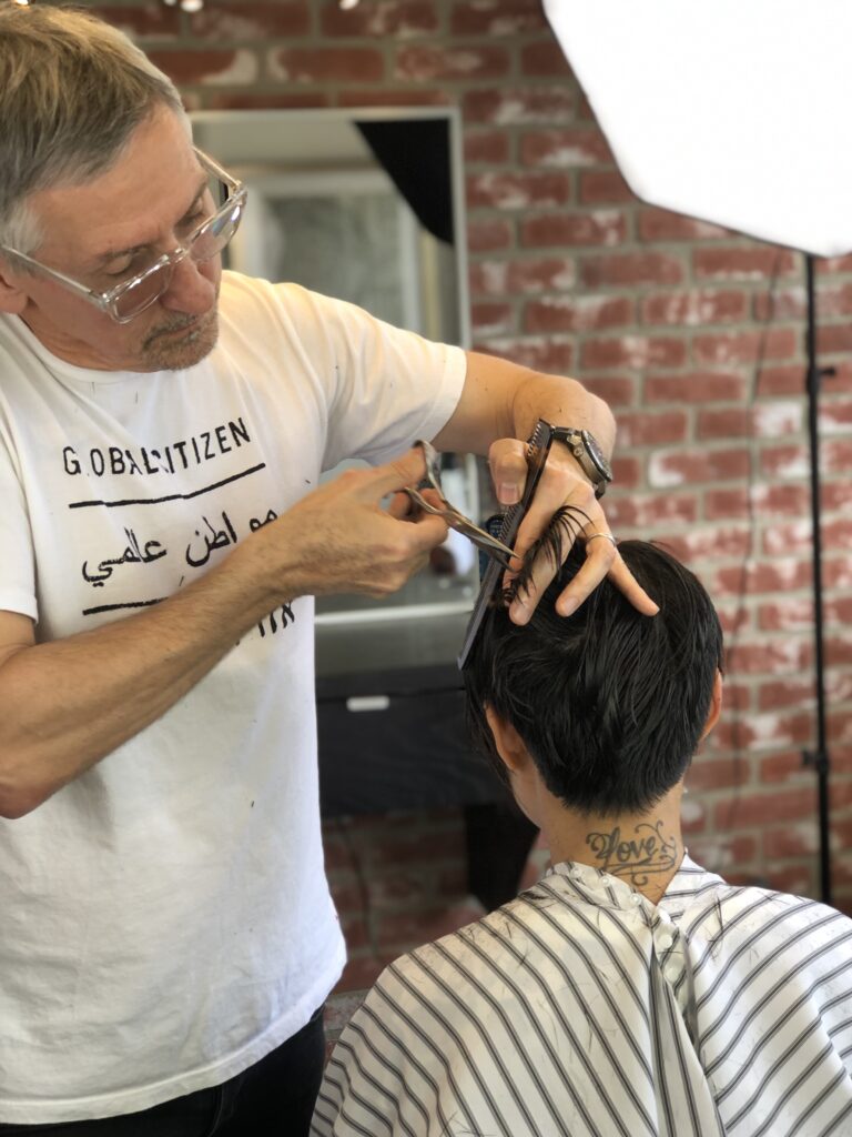 James Morrison Cutting Hair